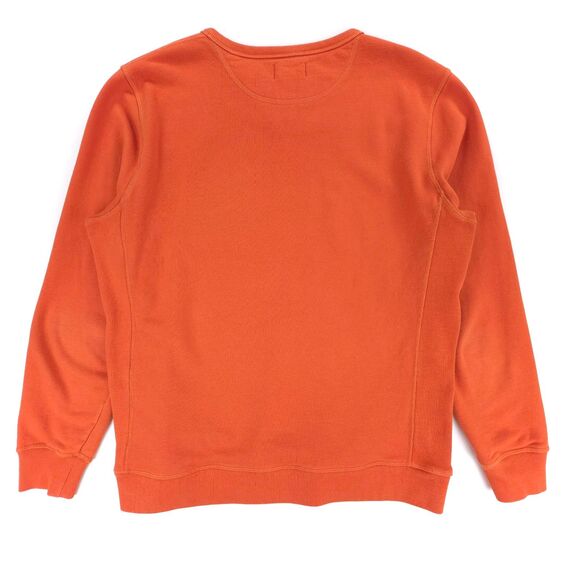 NEW Taylor Stitch Fillmore Crewneck Rust Sweatshirt Minimal Casual Athleisure - Picture 5 of 9